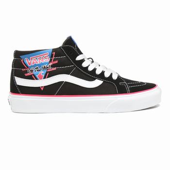 Női Vans California Native Sk8-Mid Reissue Magasszárú Cipő VA5874092 Fekete